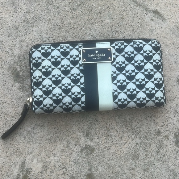 kate spade Handbags - Kate Spade New York Neda Penn Place Zip Around Signature Wallet